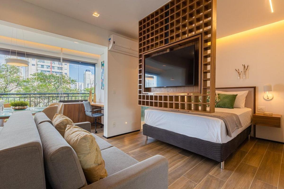 Easy Star - Luxuoso Studio No Coracao Do Campo Belo - Hc01H Apartment São Paulo Luaran gambar